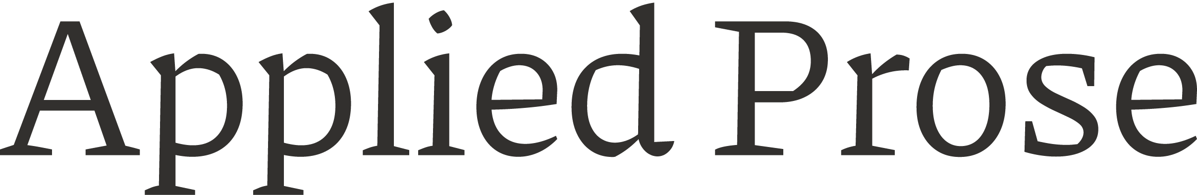 Applied Prose Wordmark Logo
